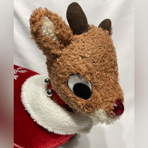 BAB Build A Bear Workshop Rudolf the Red-Nosed Reindeer great condition - Picture 9 of 11